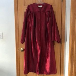 Bergundy Graduation Gown